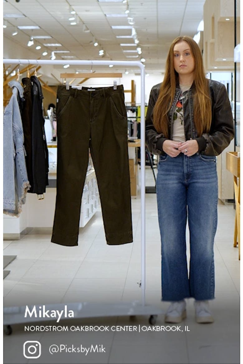 Carter Sateen Crop Utility Pants video