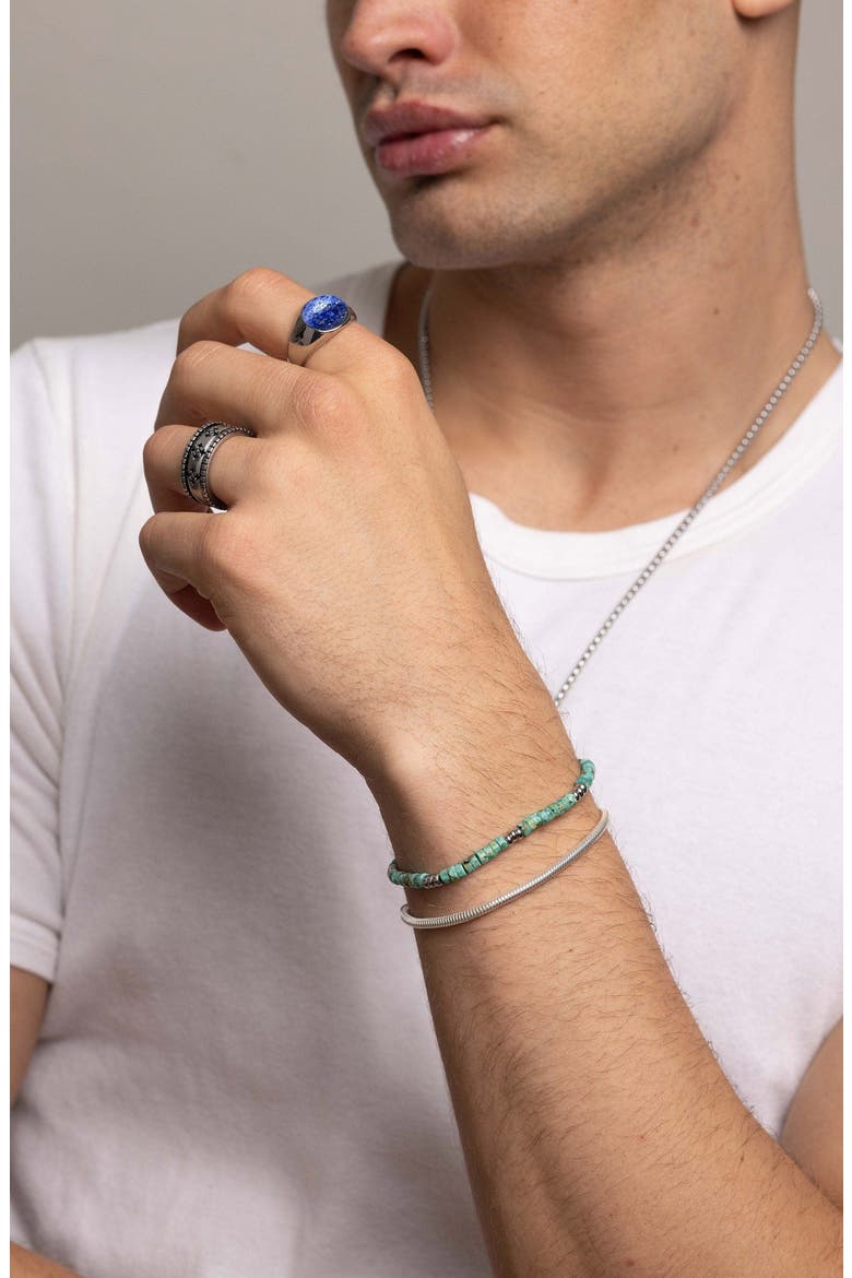 Oval Signet Ring With Lapis, Alternate, color, Blue Lapis