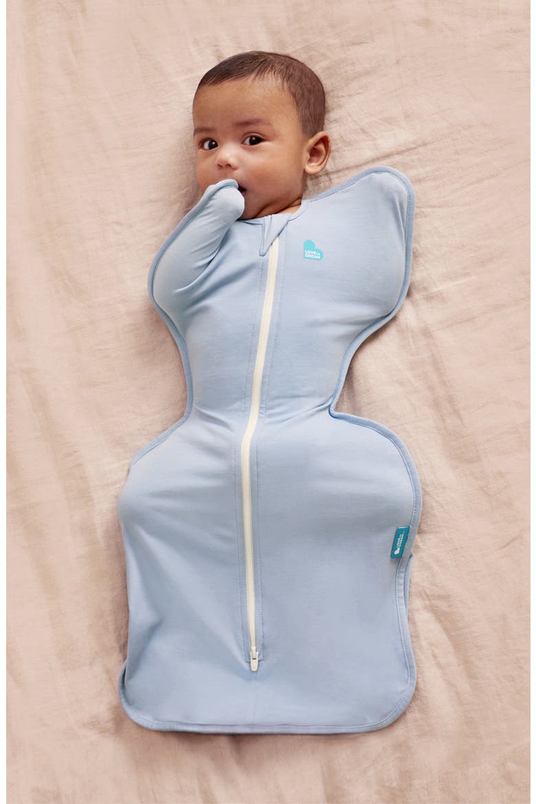 Swaddle Up™ Lite 0.2 TOG Stretch Cotton Swaddle, Alternate, color, SOFT BLUE