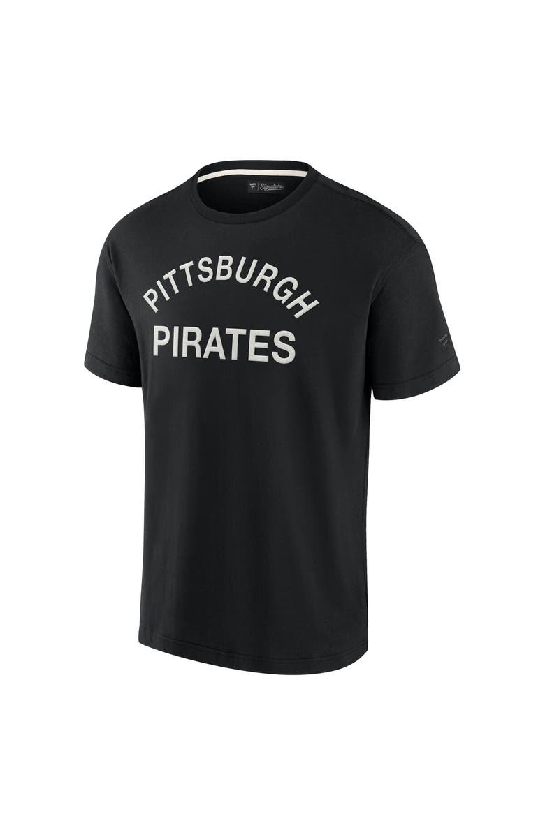 Fanatics Signature Unisex Fanatics Black Pittsburgh Pirates Elements Super Soft Short Sleeve T-Shirt, Alternate, color, Black