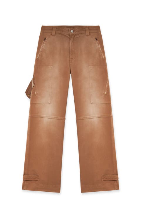 Juniat Cargo Twill Cotton Trousers