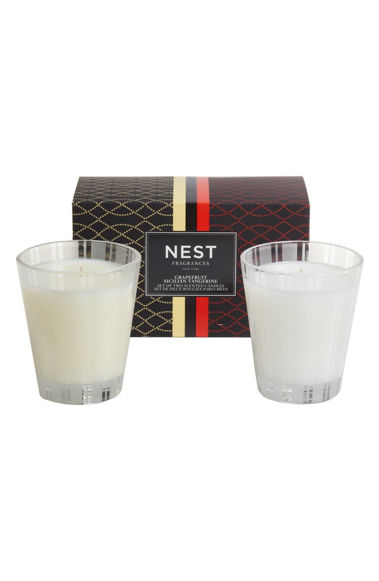 NEST New York NEST Fragrances Grapefruit & Sicilian Tangerine Classic Candle Duo, Alternate, color, 