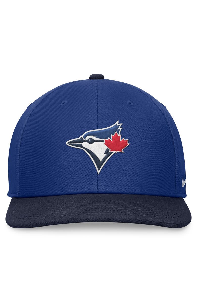 Nike Men's Nike Royal/Navy Toronto Blue Jays Evergreen Two-Tone Snapback Hat, Alternate, color, 