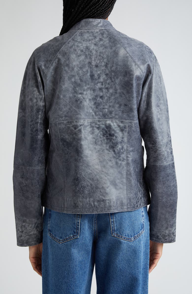 Saks Potts Daria Leather Jacket, Alternate, color,