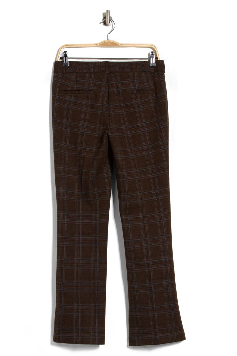Ari Plaid Pants, Alternate, color, BROWN BLUE