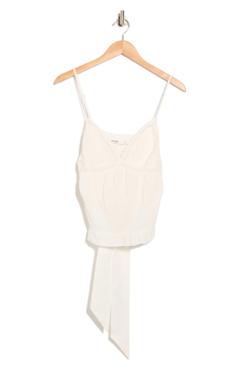 Elodie Embroidered Tie Back Tank Top, Alternate, color,