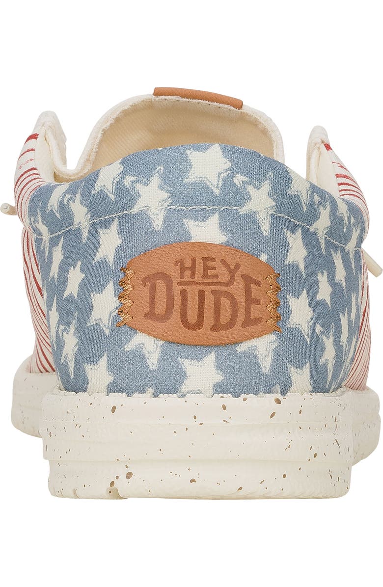 Hey Dude Wally Americana Slip-On, Alternate, color, American Flag