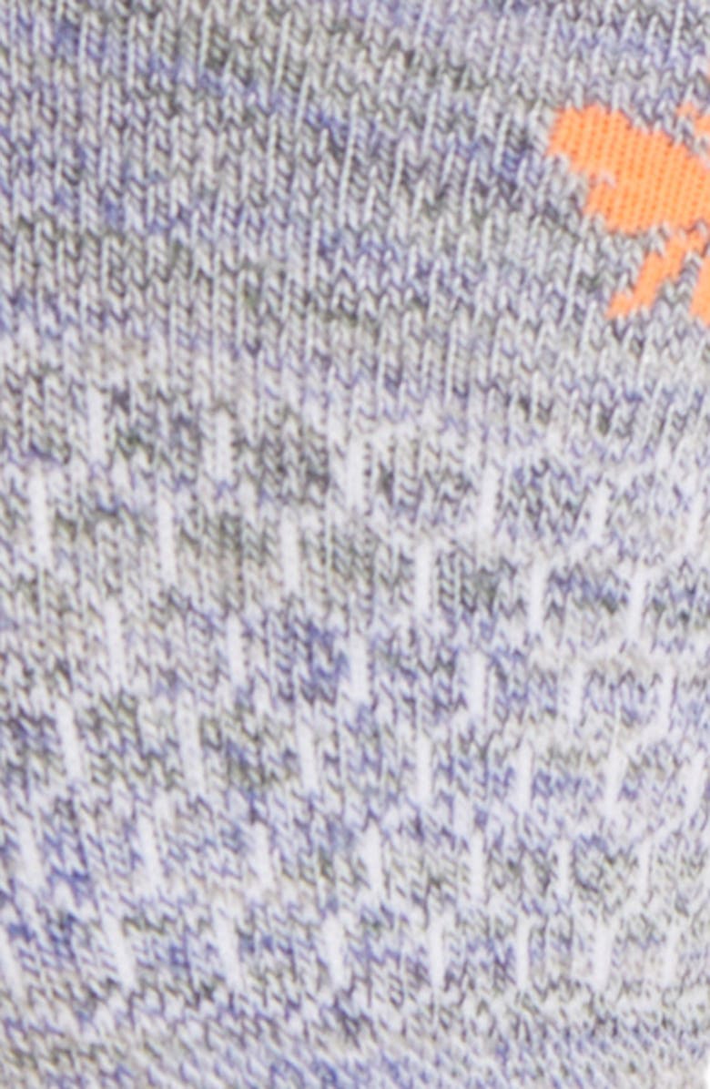 Bombas Space Dye Marl Border Ankle Socks, Alternate, color, 