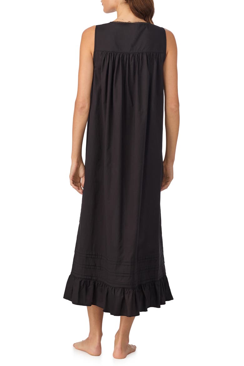 Sleeveless Ballet Nightgown, Alternate, color, BLACK