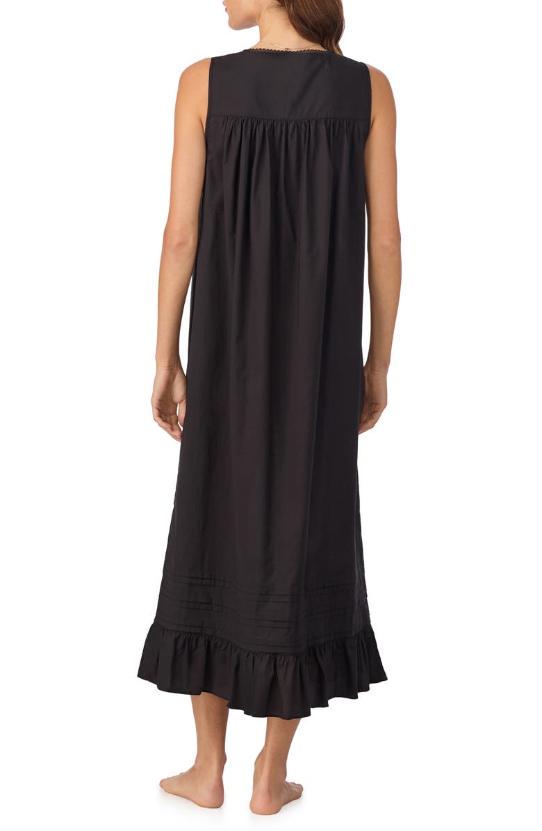 Eileen West Sleeveless Ballet Nightgown, Alternate, color, Black