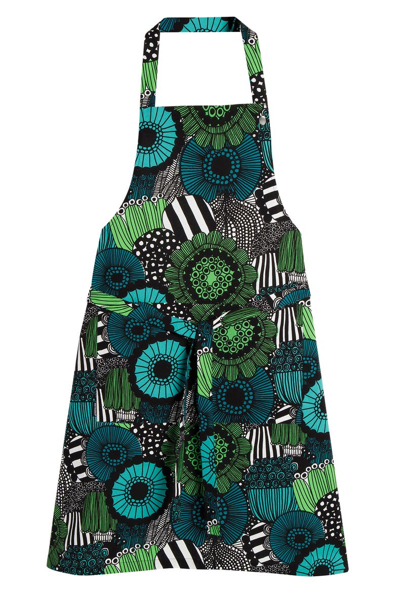 Pieni Siirtolapuutarha Apron, Main, color, BLACK/ WHITE