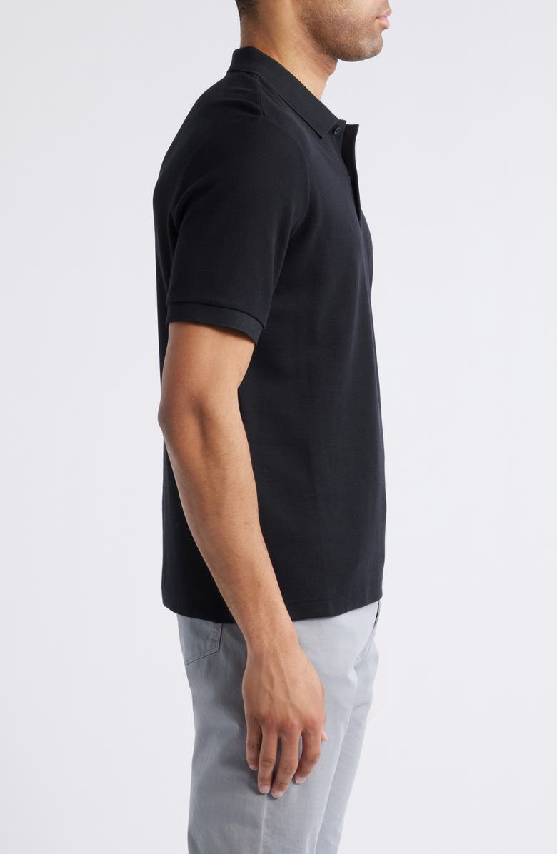 Nordstrom Pima Cotton Piqué Polo, Alternate, color, Black
