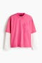  Bright Pink/Color Block