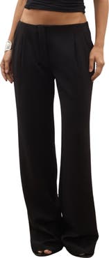 Bayse Pietra Low Waist Wide Leg Trousers