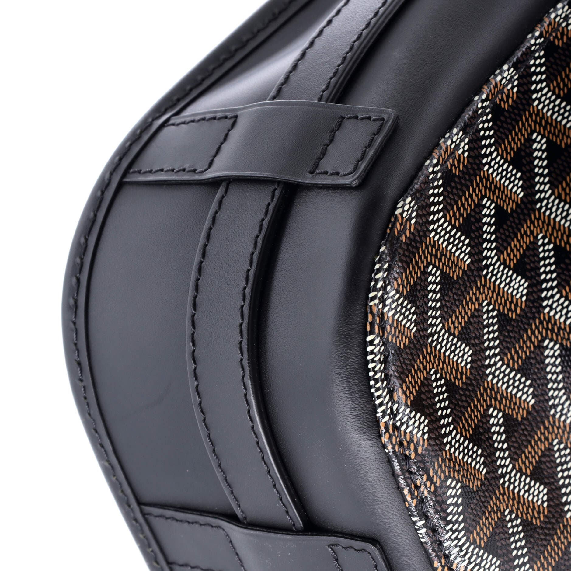 Pre-Owned Goyard Belvedere II Messenger Bag Coated Canvas MM, Alternate, color, 