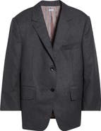 Thom Browne Oversize Wool Flannel Blazer
