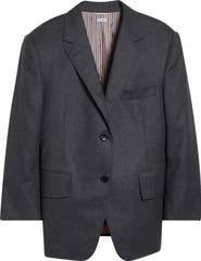 Thom Browne Oversize Wool Flannel Blazer