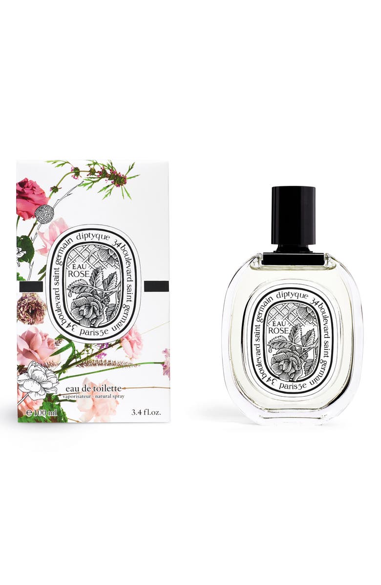 Diptyque Eau Rose Eau de Toilette, Main, color, 