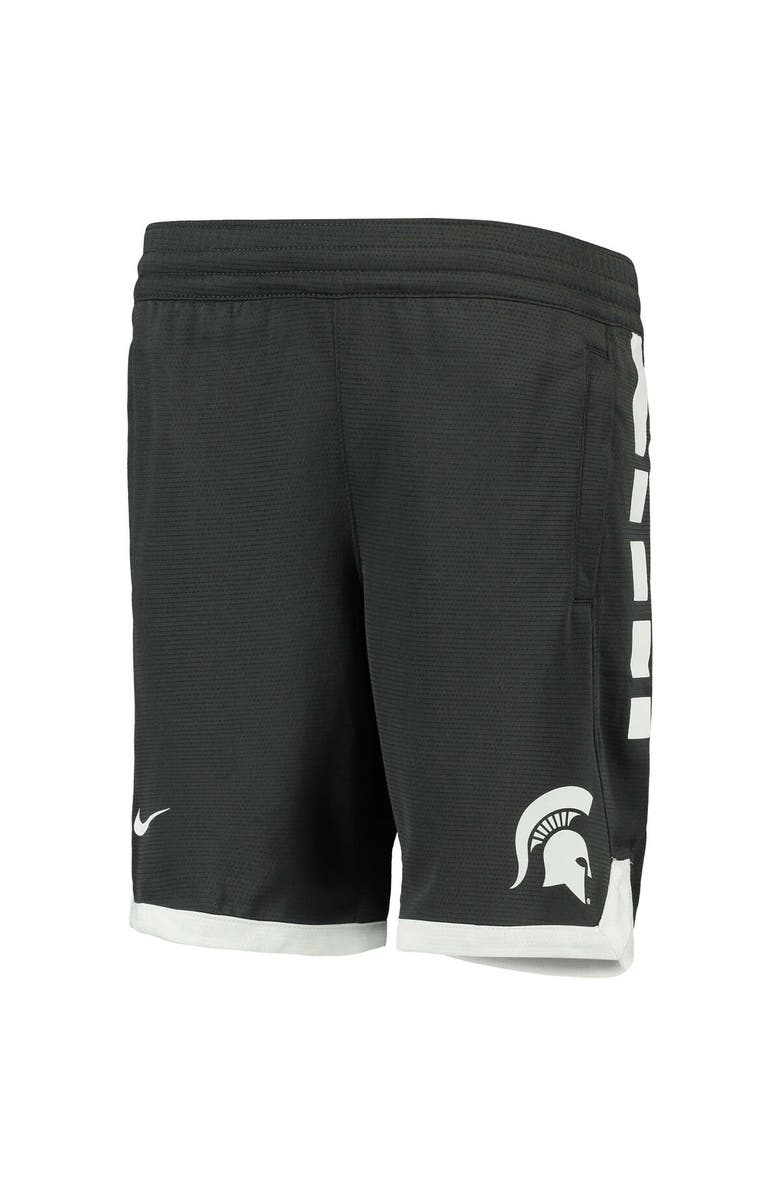 Nike Youth Nike Anthracite Michigan State Spartans Elite Performance Shorts, Alternate, color, 