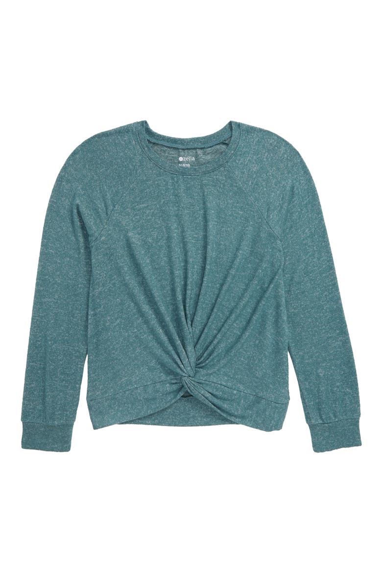 Supersoft Twist Top, Main, color, TEAL ARCTIC