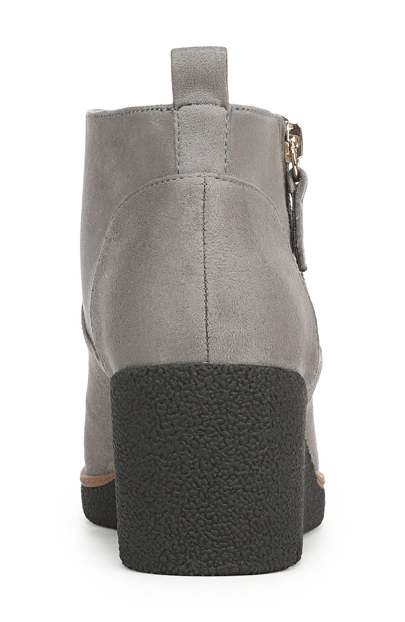 Dr. Scholl's Bianca Wedge Boot, Alternate, color, Calm Grey Microfiber