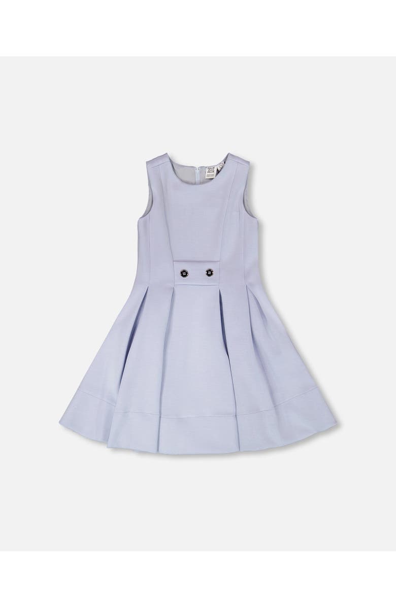 Deux par Deux Sleeveless Neoprene Fitted Dress, Main, color, Lavender