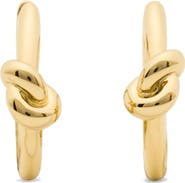 Kate Spade New York Knotted Huggie Hoop Earrings