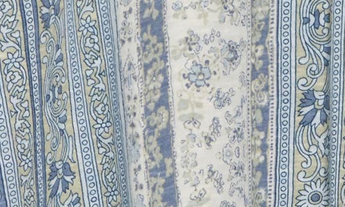 Lucky Brand Lace Front Top In Blue