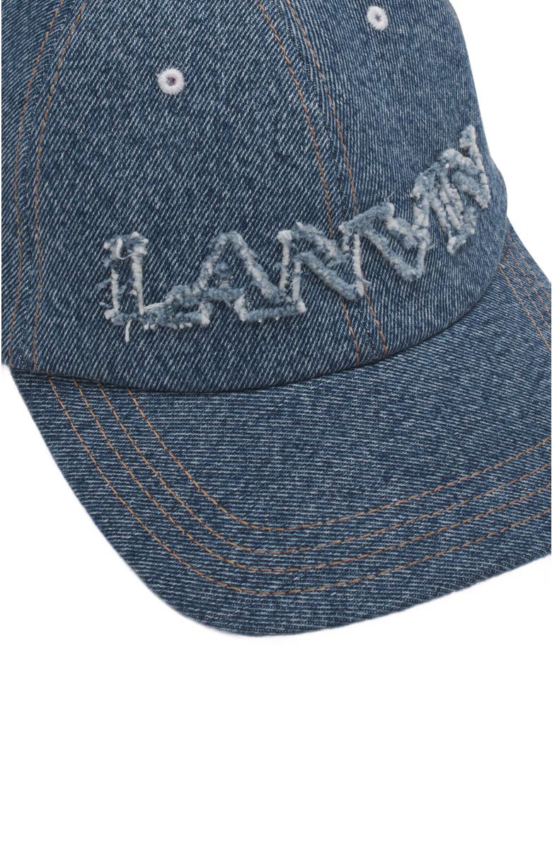 Lanvin CAP IN DENIM, Alternate, color, 