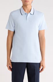 Calvin Klein Tipped Collar Cotton Blend Polo