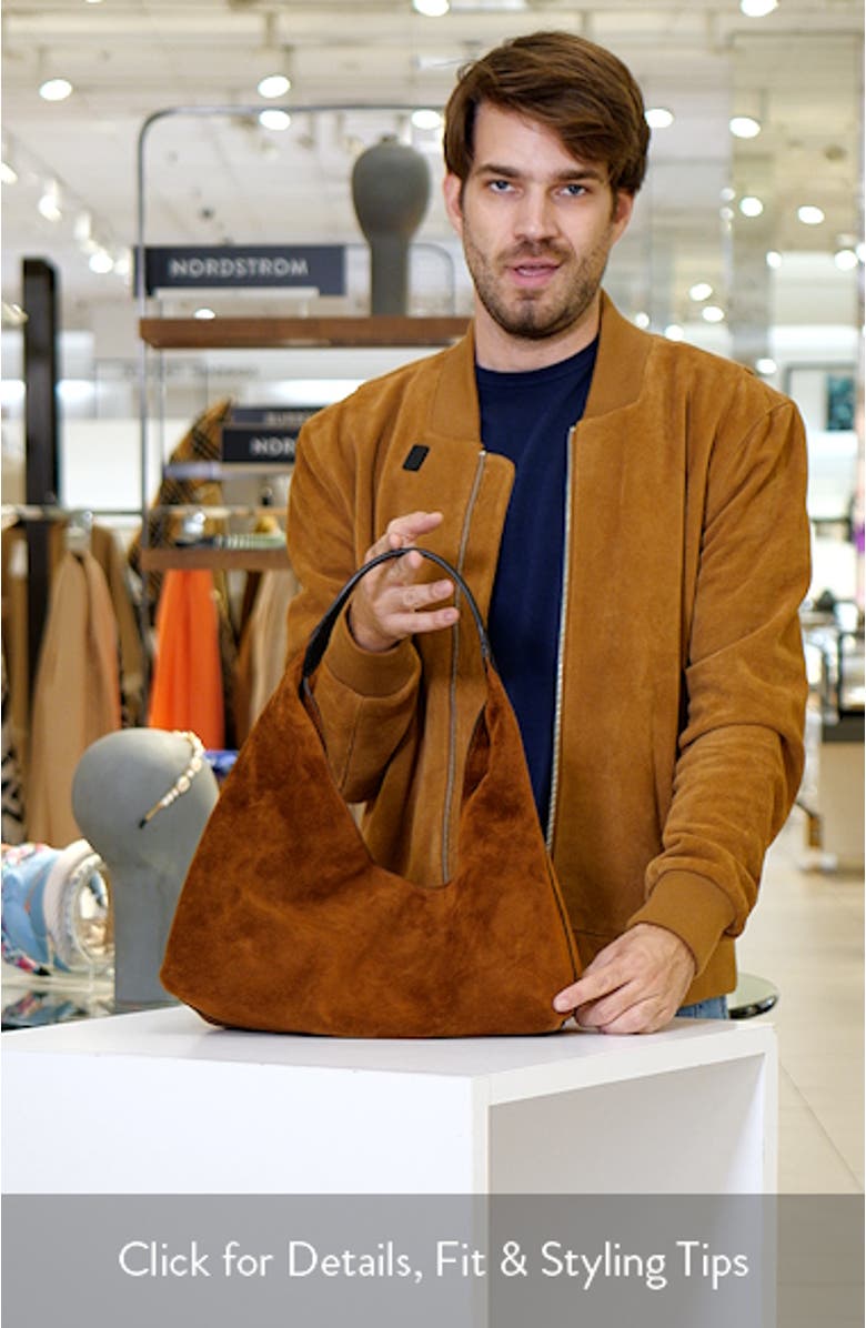 The Mylie Suede Shoulder Bag, sales video thumbnail
