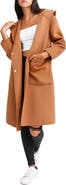 Belle & Bloom Walk This Way Wool Blend Oversized Coat