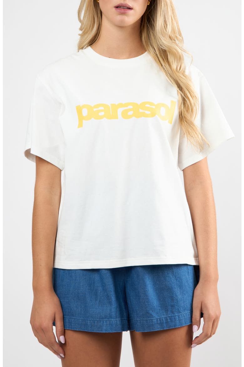 Parasol Graphic Cotton T-Shirt, Main, color, YELLOW