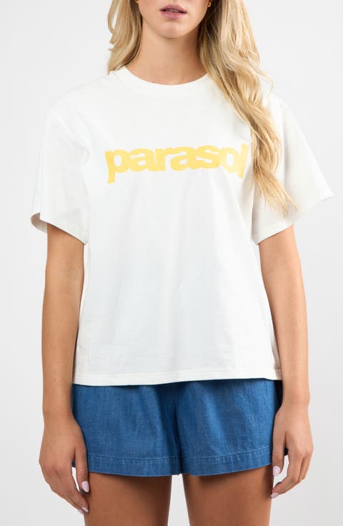 Parasol Graphic Cotton T-Shirt