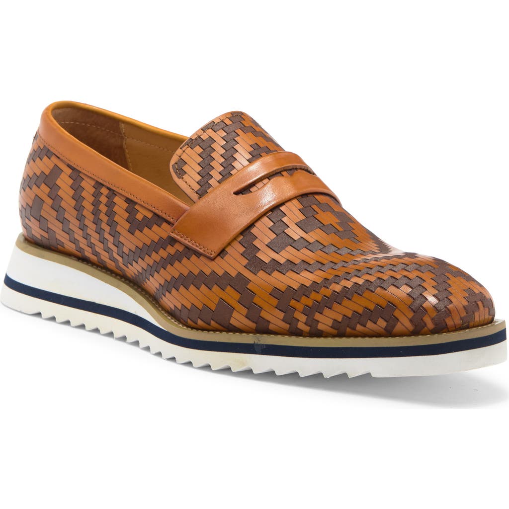 MAISON FORTE MAISON FORTE MARBELLA WOVEN PENNY LOAFER