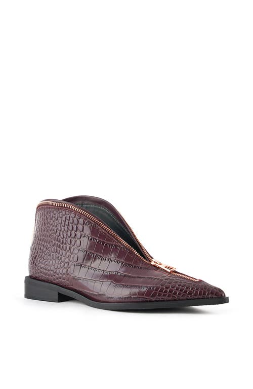 United Nude Stacy Lo Boot In Burgundy