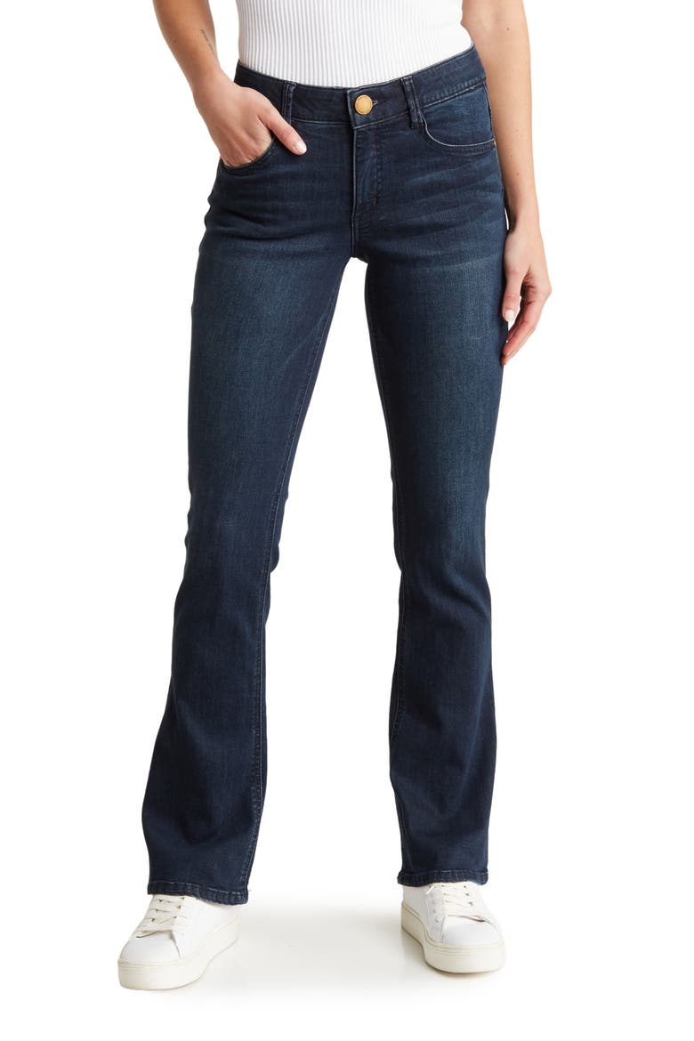 AB Tech Itty Bitty Bootcut Jeans, Main, color, INDIGO