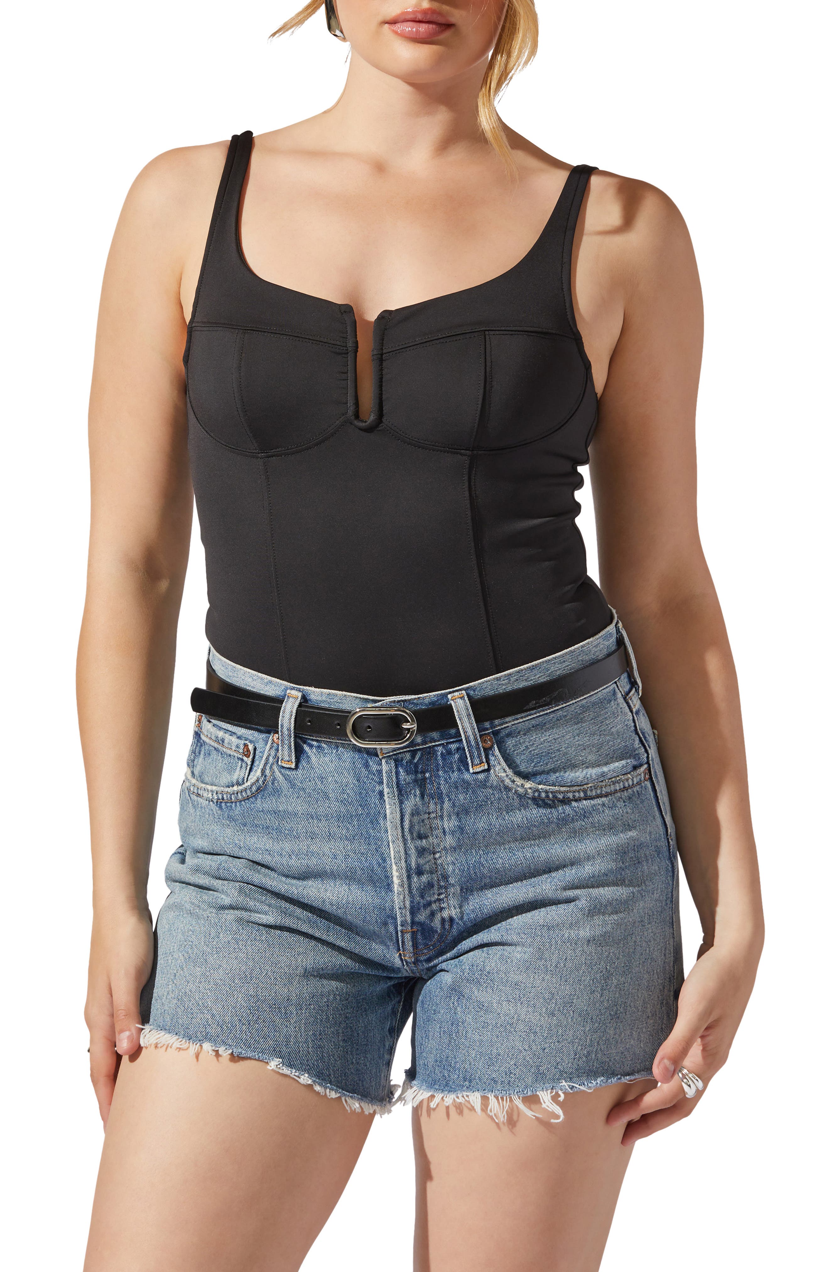 ASTR the Label U-Bar Bodysuit