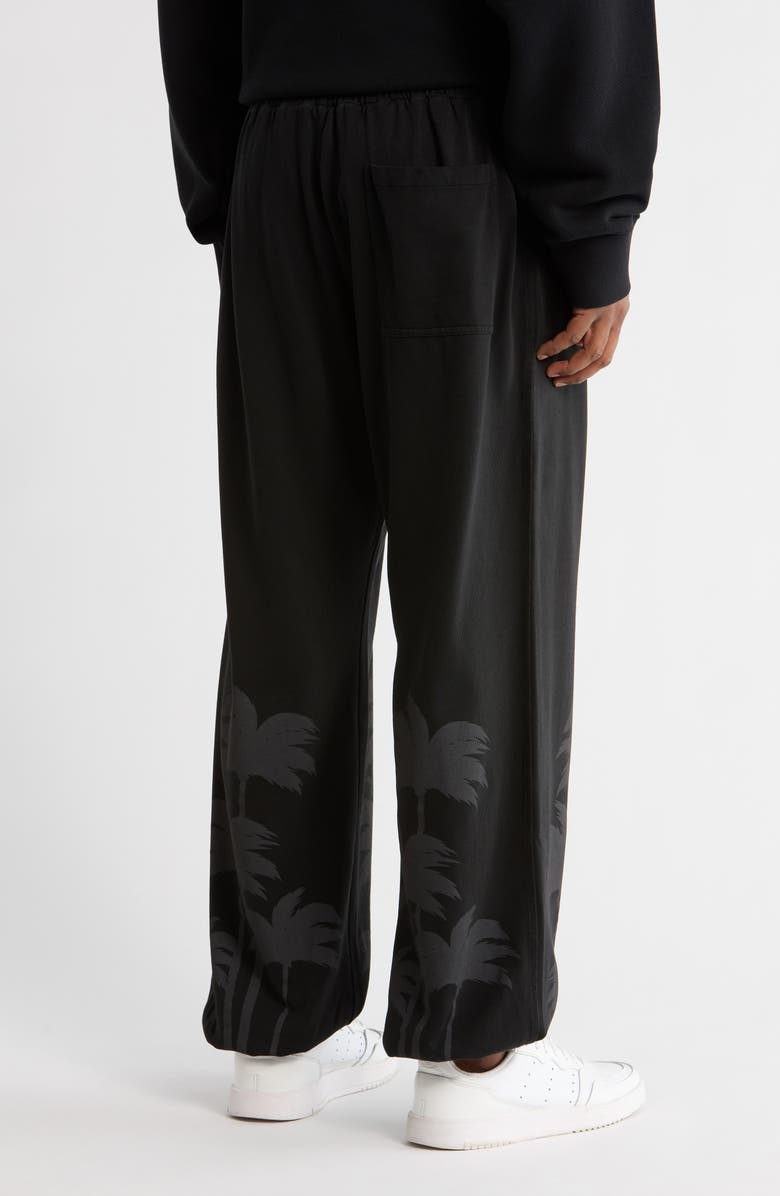Palm Angels Palms Sweatpants, Alternate, color, Black