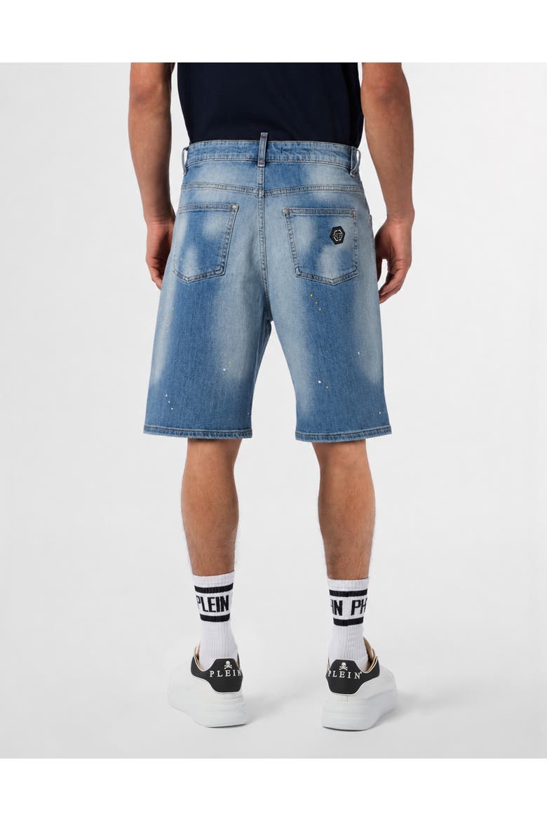 Denim Formentera Shorts Basic Men, Alternate, color, Strong Ocean