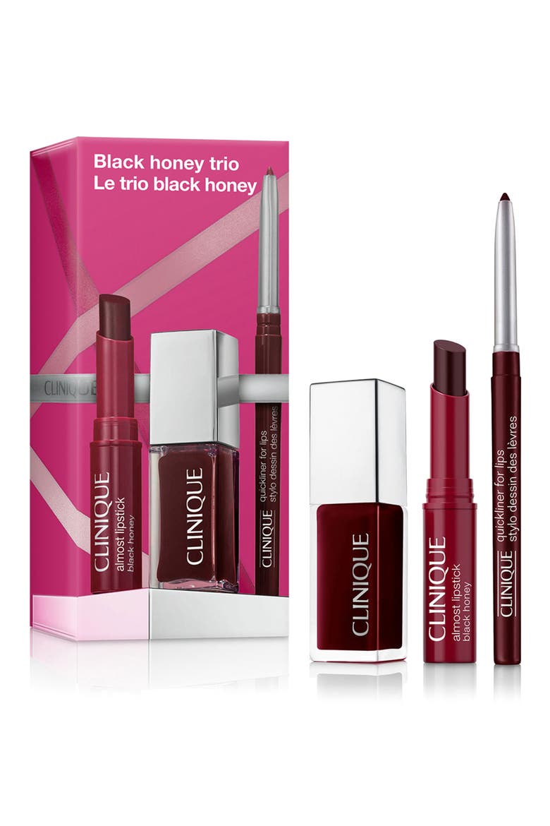Black Honey Lip Trio Set, Main, color, NO COLOR