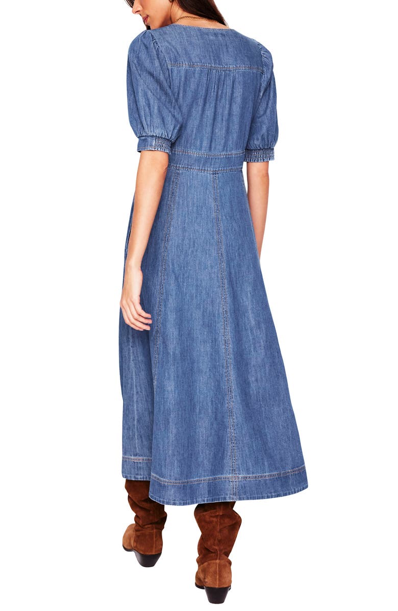 Boden Denim A-Line Dress, Alternate, color, 