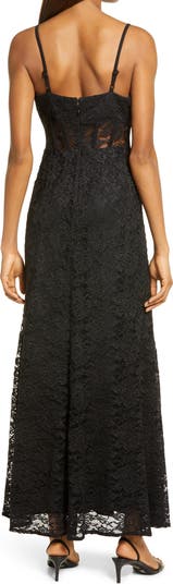 Corset Lace Sleeveless Gown