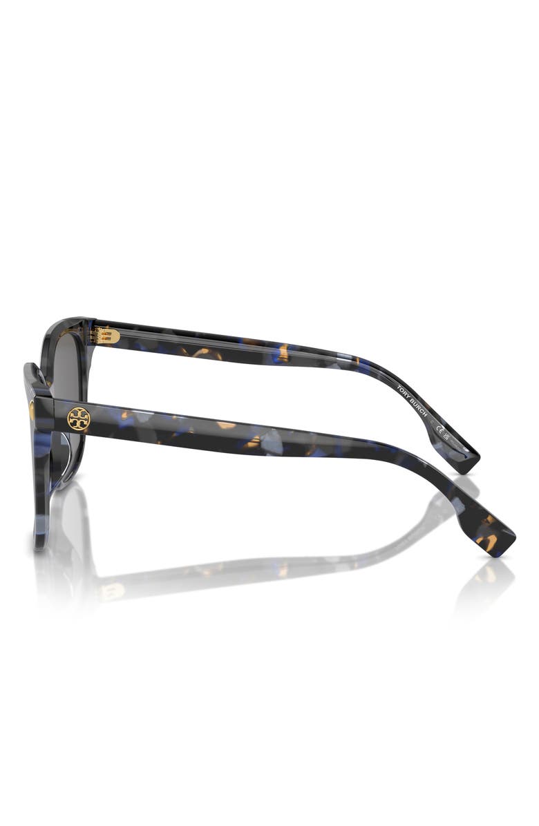 Tory Burch 53mm Polarized Square Sunglasses, Alternate, color,