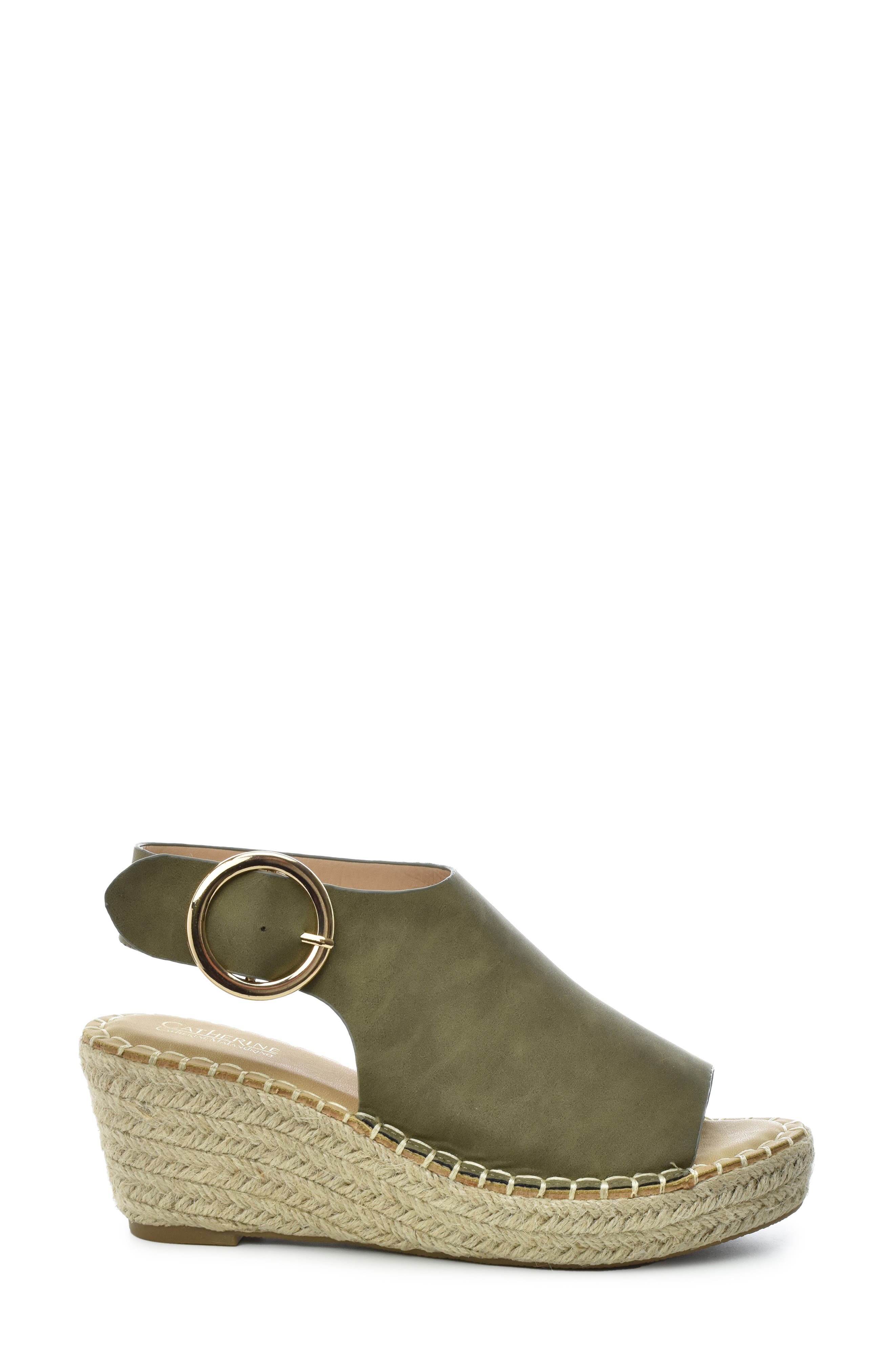 Catherine Catherine Malandrino Cirkly Espadrille Wedge Sandal, Alternate, color, 