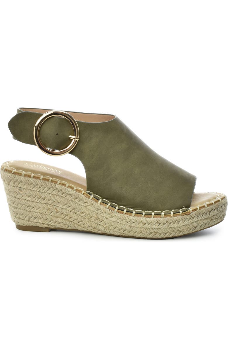 Catherine Catherine Malandrino Cirkly Espadrille Wedge Sandal, Alternate, color,