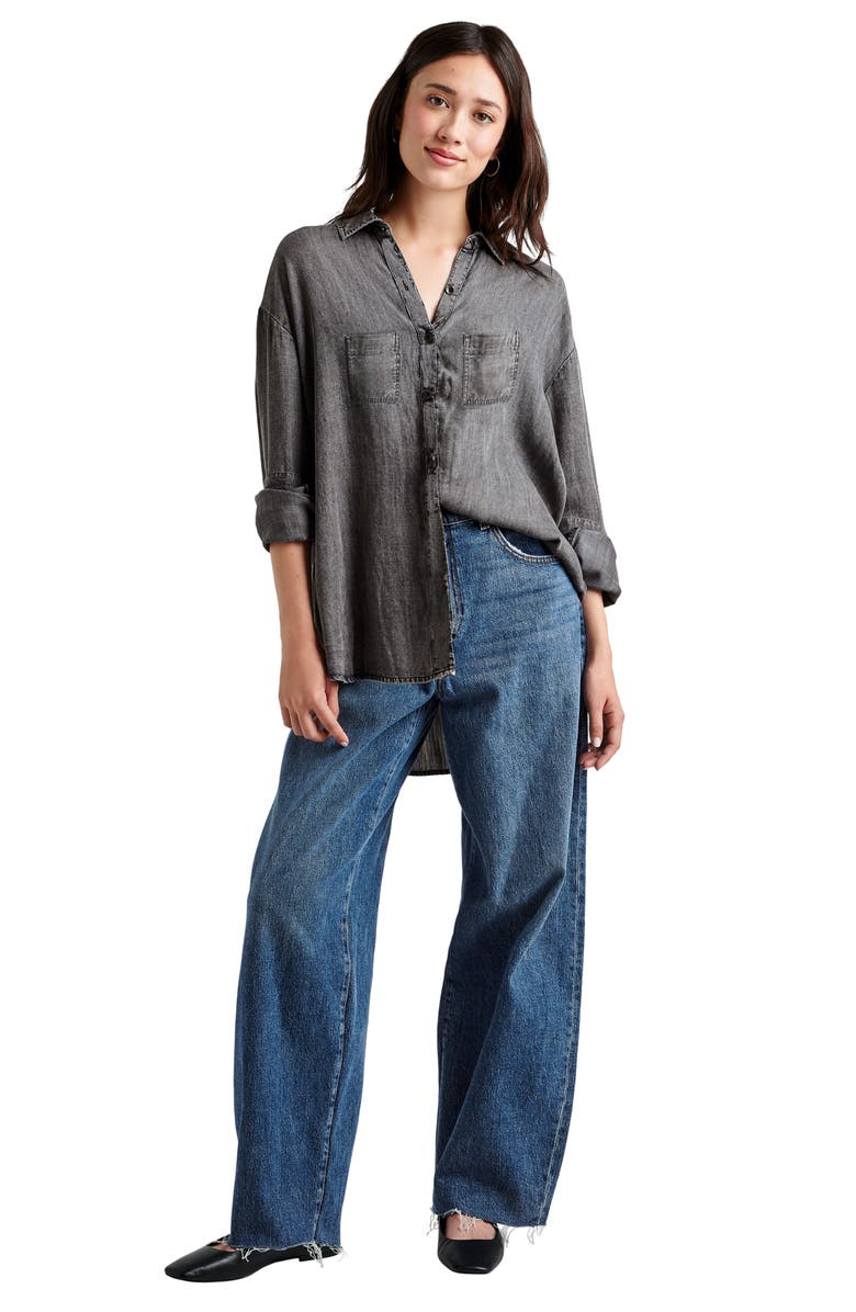 Splendid Macie Denim Button-Up Shirt, Alternate, color, 