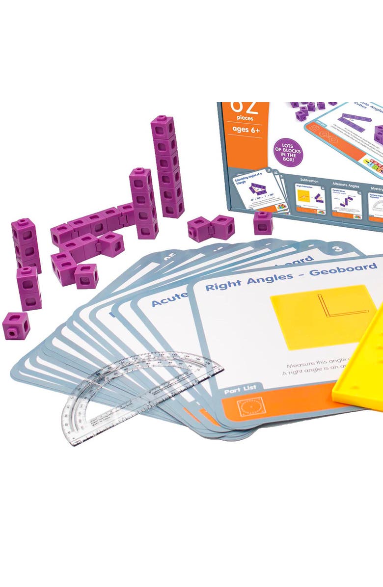 Junior Learning Mathcubes Angles Activity Set, Alternate, color, Multicolored