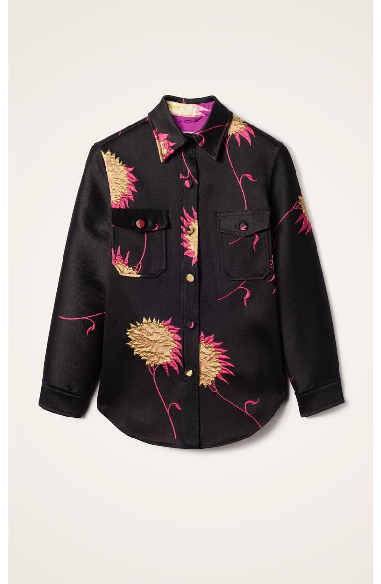 La DoubleJ Better Than Your Boyfriend'S Jacket Derby Jacquard Black, Alternate, color, 