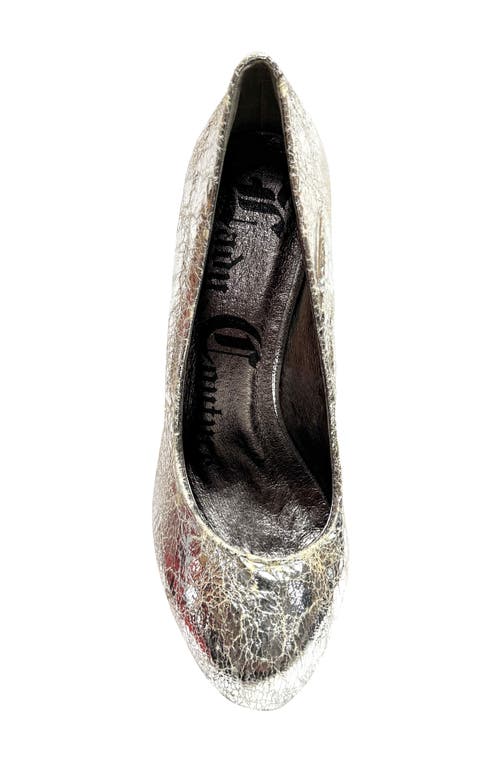 Lady Couture Platform Stiletto Pump In Silver